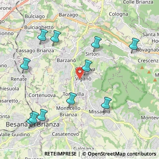 Mappa Via Giovanni XXIII, 23897 Viganò LC, Italia (2.52727)