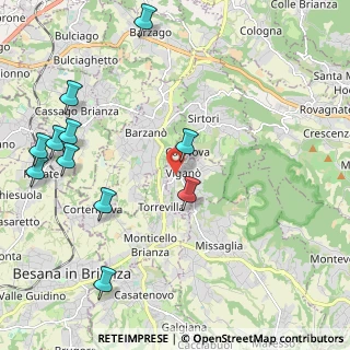 Mappa Via Giovanni XXIII, 23897 Viganò LC, Italia (2.64)