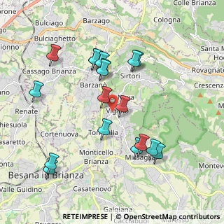 Mappa Via Giovanni XXIII, 23897 Viganò LC, Italia (1.93167)