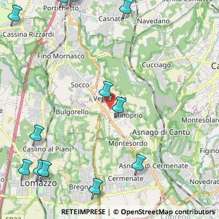 Mappa 22070 Vertemate Con Minoprio CO, Italia (3.33083)