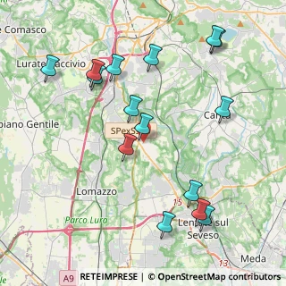 Mappa 22070 Vertemate Con Minoprio CO, Italia (4.55133)