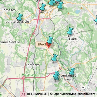 Mappa 22070 Vertemate Con Minoprio CO, Italia (7.0115)