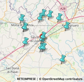 Mappa Via Tre Ponti, 30029 San Stino di Livenza VE, Italia (6.70357)