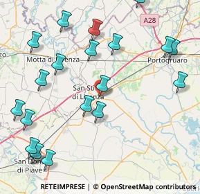 Mappa Via Tre Ponti, 30029 San Stino di Livenza VE, Italia (10.291)