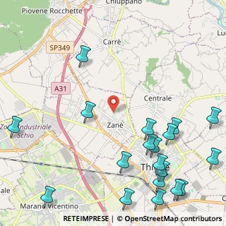 Mappa Via Val Camonica, 36010 Zanè VI, Italia (3.05632)