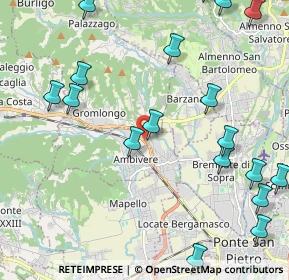 Mappa Strada Statale, 24030 Mapello BG, Italia (2.902)