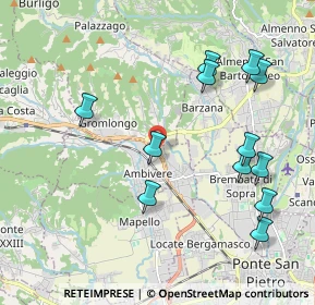 Mappa Strada Statale, 24030 Mapello BG, Italia (2.20417)