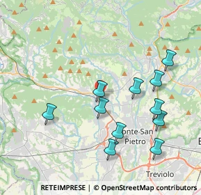 Mappa Strada Statale, 24030 Mapello BG, Italia (3.92273)