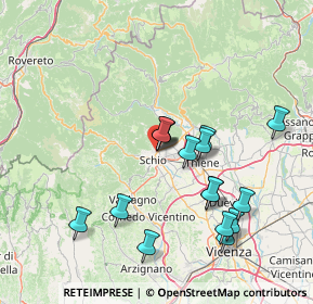 Mappa Via Giarette, 36015 Schio VI, Italia (14.42063)