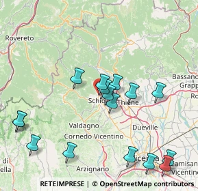 Mappa Via Giarette, 36015 Schio VI, Italia (17.36313)