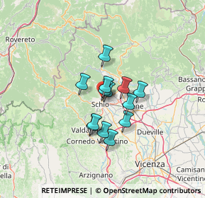 Mappa Via Giarette, 36015 Schio VI, Italia (8.37769)