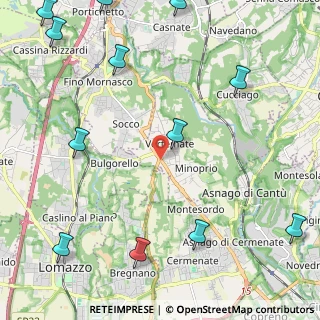 Mappa Via Nazionale, 22070 Vertemate Con Minoprio CO, Italia (3.20333)
