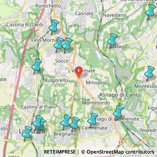 Mappa Via Nazionale, 22070 Vertemate Con Minoprio CO, Italia (3.09643)