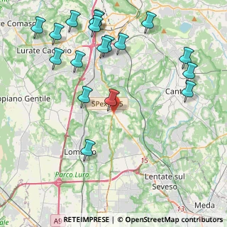 Mappa Via Nazionale, 22070 Vertemate Con Minoprio CO, Italia (5.21667)
