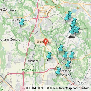 Mappa Via Nazionale, 22070 Vertemate Con Minoprio CO, Italia (5.28429)