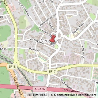 Mappa Piazza Enrico Baj, 5, 21029 Vergiate, Varese (Lombardia)