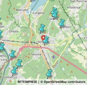 Mappa Piazza Enrico Baj, 21029 Vergiate VA, Italia (2.88538)