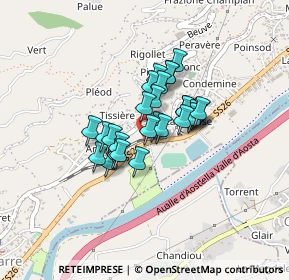 Mappa Localita' Arensod, 11010 Sarre AO, Italia (0.275)