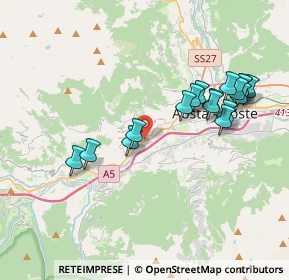 Mappa Localita' Arensod, 11010 Sarre AO, Italia (3.77412)