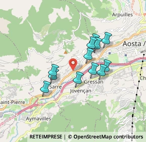 Mappa Localita' Arensod, 11010 Sarre AO, Italia (1.39417)