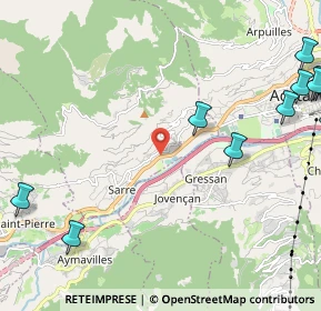 Mappa Localita' Arensod, 11010 Sarre AO, Italia (3.64294)