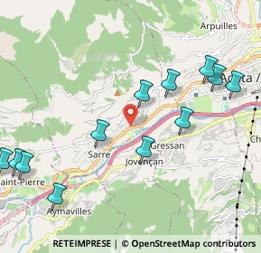 Mappa Localita' Arensod, 11010 Sarre AO, Italia (2.40917)