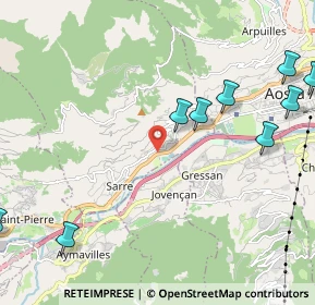 Mappa Localita' Arensod, 11010 Sarre AO, Italia (3.24417)