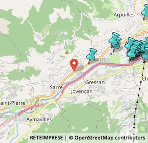 Mappa Localita' Arensod, 11010 Sarre AO, Italia (3.01867)