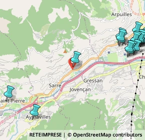 Mappa Localita' Arensod, 11010 Sarre AO, Italia (3.2785)