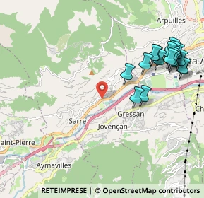 Mappa Localita' Arensod, 11010 Sarre AO, Italia (2.4685)