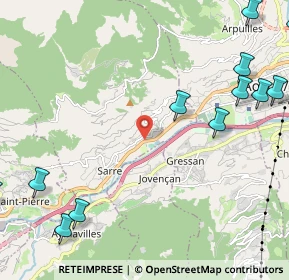 Mappa Localita' Arensod, 11010 Sarre AO, Italia (3.38933)