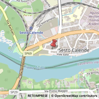 Mappa Via Roma, 34, 21018 Sesto Calende, Varese (Lombardia)