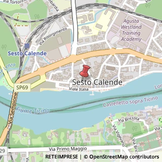 Mappa Via Roma, 14, 21018 Sesto Calende, Varese (Lombardia)