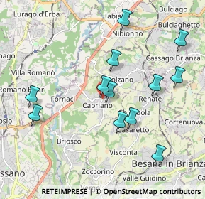 Mappa Via Trivulzio, 20836 Briosco MB, Italia (1.9725)