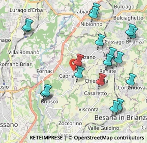 Mappa Via Trivulzio, 20836 Briosco MB, Italia (2.3075)