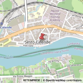 Mappa Via del Mercato, 10, 21018 Sesto Calende, Varese (Lombardia)