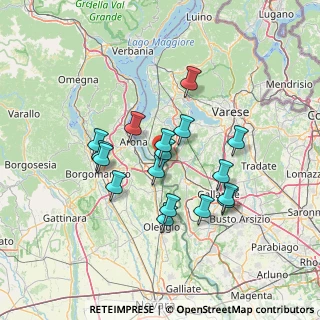 Mappa Via Ruga del Porto Vecchio, 21018 Sesto Calende VA, Italia (11.87647)