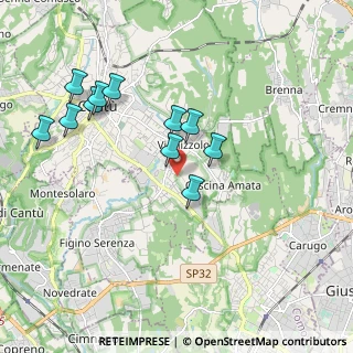 Mappa Via Benvenuto Cellini, 22063 Cantù CO, Italia (1.85364)