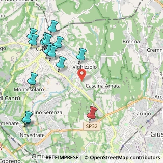 Mappa Via Benvenuto Cellini, 22063 Cantù CO, Italia (2.54667)