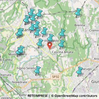 Mappa Via Benvenuto Cellini, 22063 Cantù CO, Italia (2.3035)