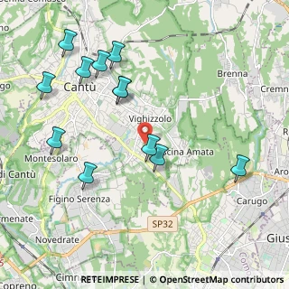 Mappa Via Benvenuto Cellini, 22063 Cantù CO, Italia (2.20583)