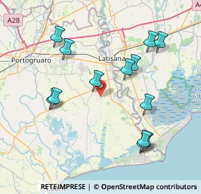 Mappa Via Cao Mozzo, 30026 Portogruaro VE, Italia (8.10615)