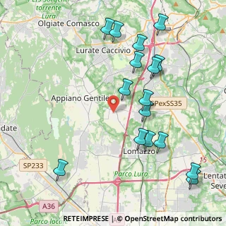 Mappa Piazza Partigiani, 22070 Guanzate CO, Italia (4.58813)