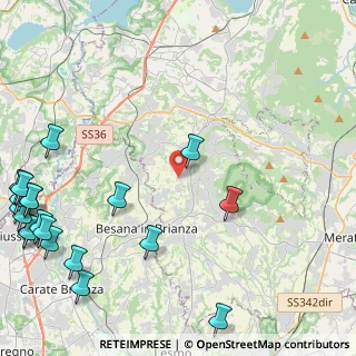 Mappa Via Papa Giovanni XXIII, 23891 Barzanò LC, Italia (6.744)