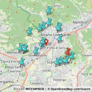Mappa Via I Maggio, 24020 Ranica BG, Italia (1.9)