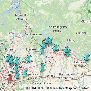 Mappa 24030, 24030 Mapello BG, Italia (21.48333)