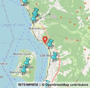 Mappa Via Dante, 25047 Sale Marasino BS, Italia (2.88636)