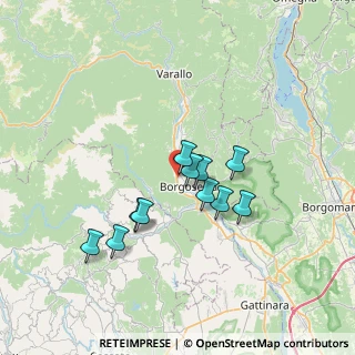 Mappa Via Giorgio Angelino, 13011 Borgosesia VC, Italia (5.61636)
