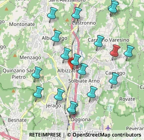 Mappa Via Diaz, 21041 Albizzate VA, Italia (2.11889)