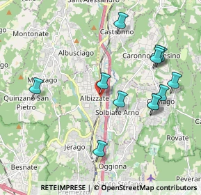 Mappa Via Diaz, 21041 Albizzate VA, Italia (2.055)